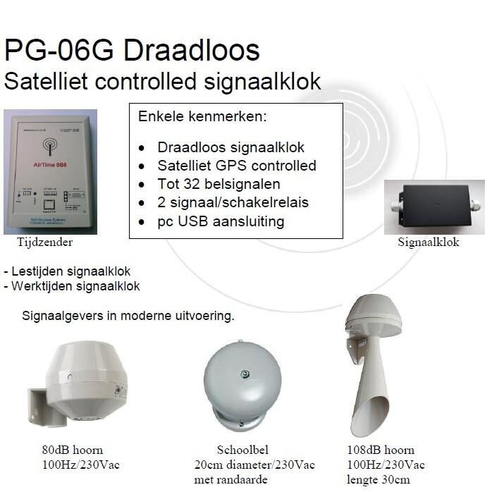 Signaalklok-PG-06 draadloos